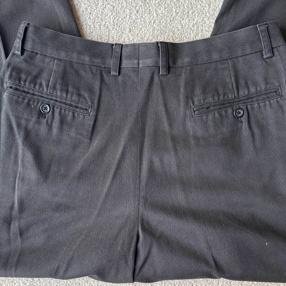 Bundle of 3 Pairs of Claiborne Pleated Cuffed Men's Classic Fit Pants - Picture 12 of 16